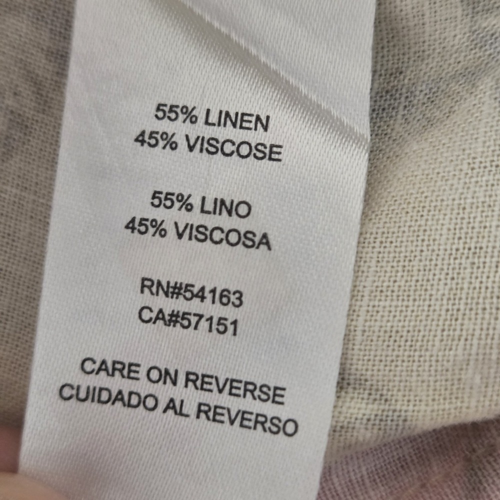 Margaritaville Women's No Island Reserve Beach Linen Blend Short Yellow Size XL - Picture 11 of 13